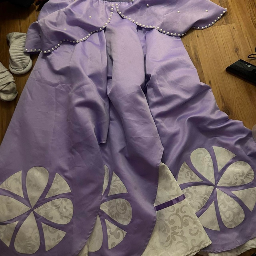 sofia the first dress party princess cosplay costume